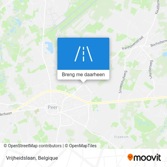 Vrijheidslaan kaart