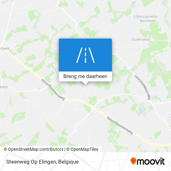 Steenweg Op Elingen kaart