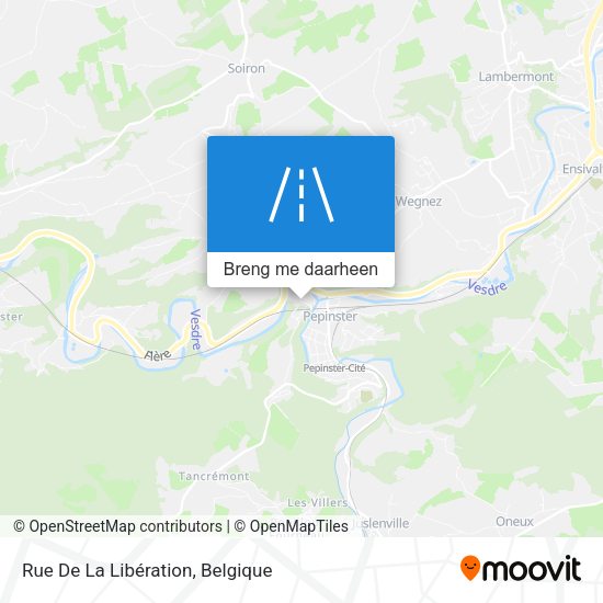 Rue De La Libération kaart
