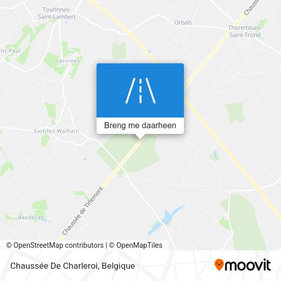 Chaussée De Charleroi kaart