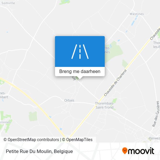 Petite Rue Du Moulin kaart