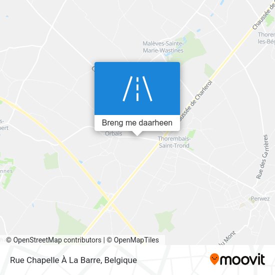 Rue Chapelle À La Barre kaart