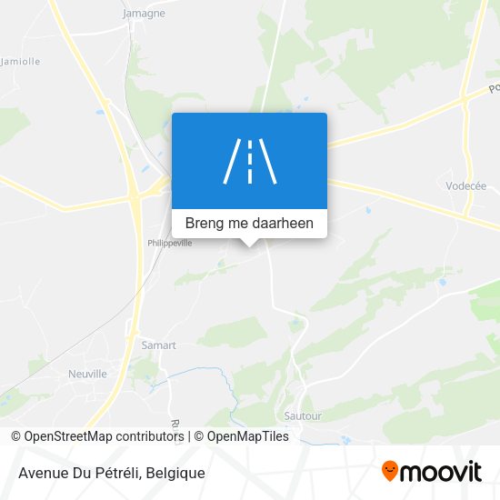Avenue Du Pétréli kaart