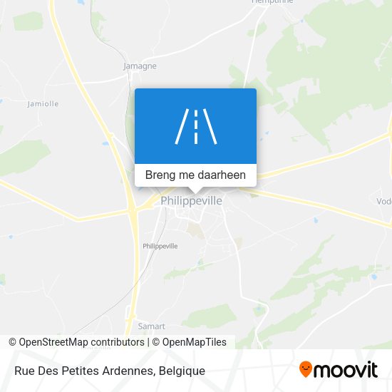 Rue Des Petites Ardennes kaart