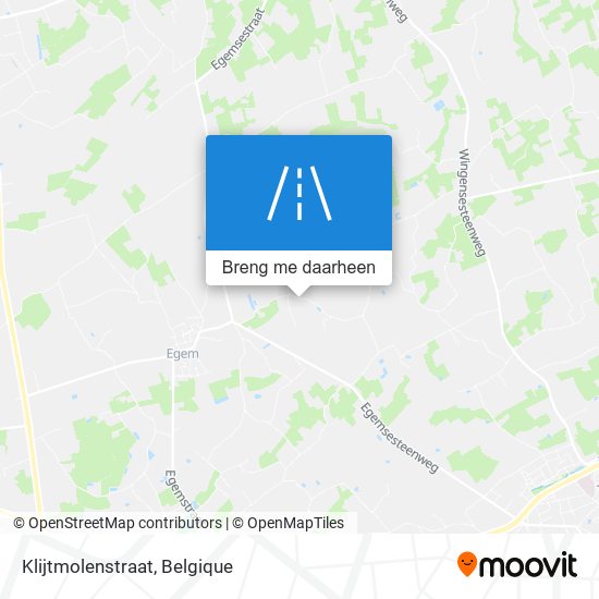 Klijtmolenstraat kaart