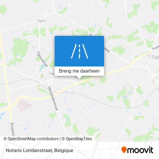 Notaris Loridanstraat kaart