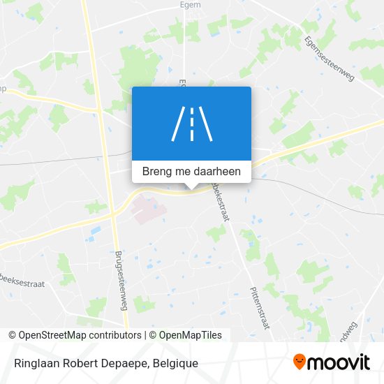 Ringlaan Robert Depaepe kaart