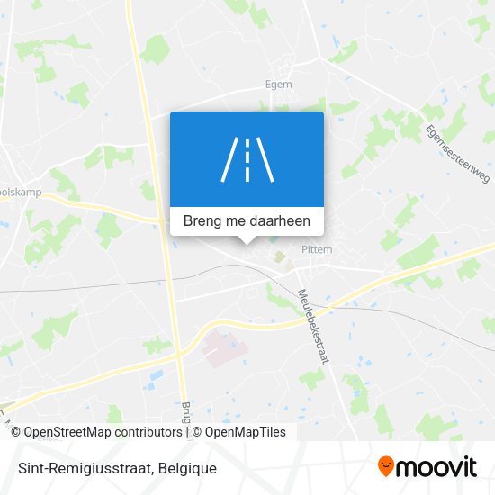 Sint-Remigiusstraat kaart