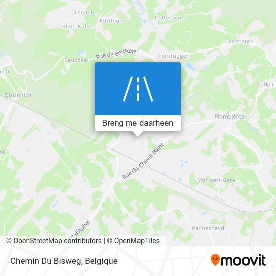 Chemin Du Bisweg kaart