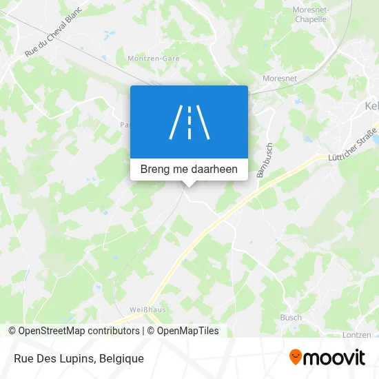 Rue Des Lupins kaart