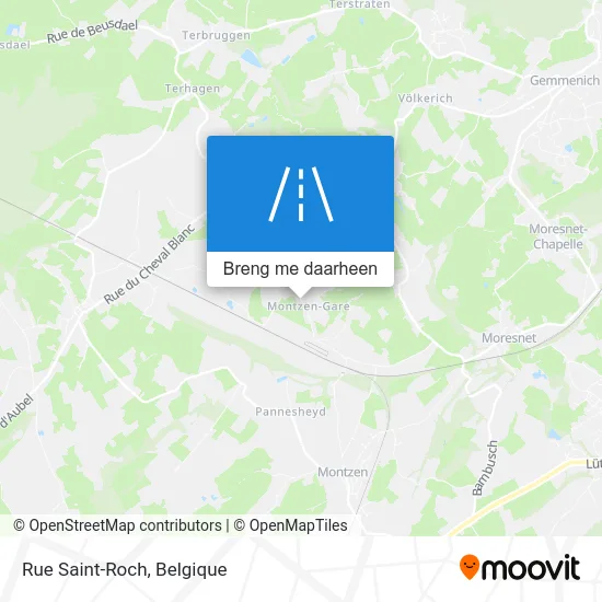 Rue Saint-Roch kaart