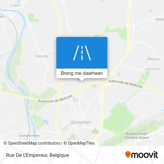 Rue De L'Empereur kaart