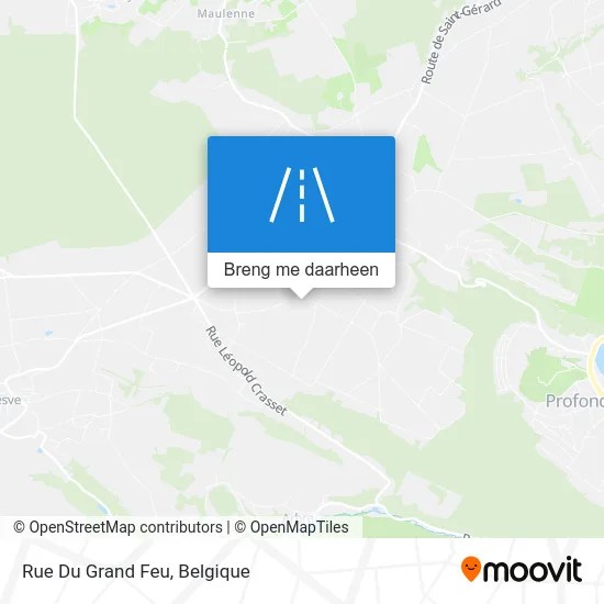 Rue Du Grand Feu kaart