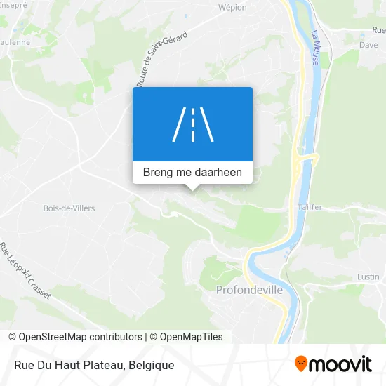 Rue Du Haut Plateau kaart