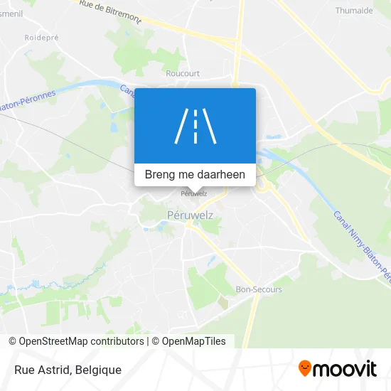 Rue Astrid kaart