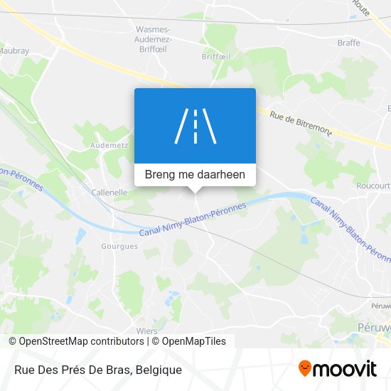 Rue Des Prés De Bras kaart