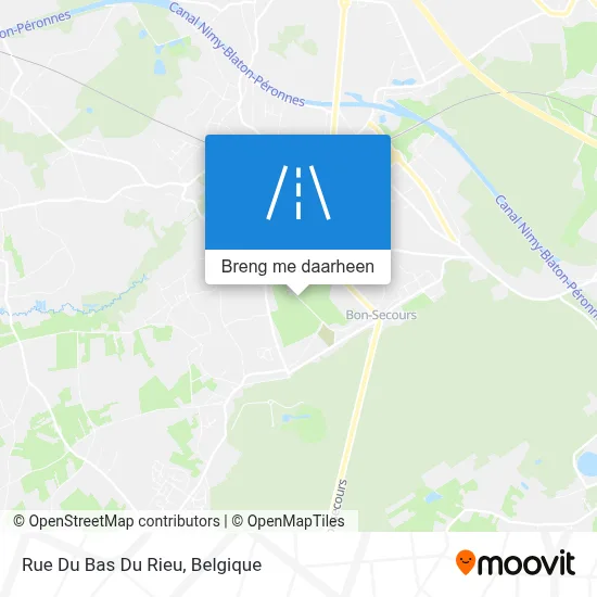 Rue Du Bas Du Rieu kaart