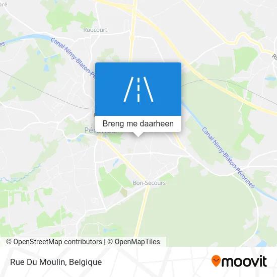 Rue Du Moulin kaart