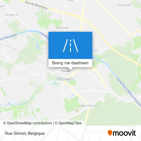 Rue Simon kaart
