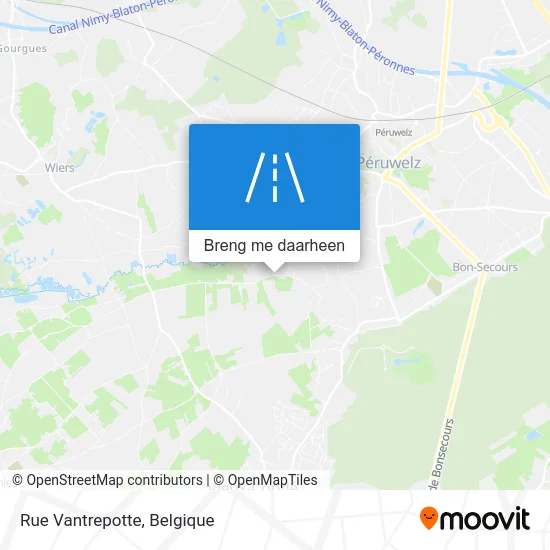 Rue Vantrepotte kaart