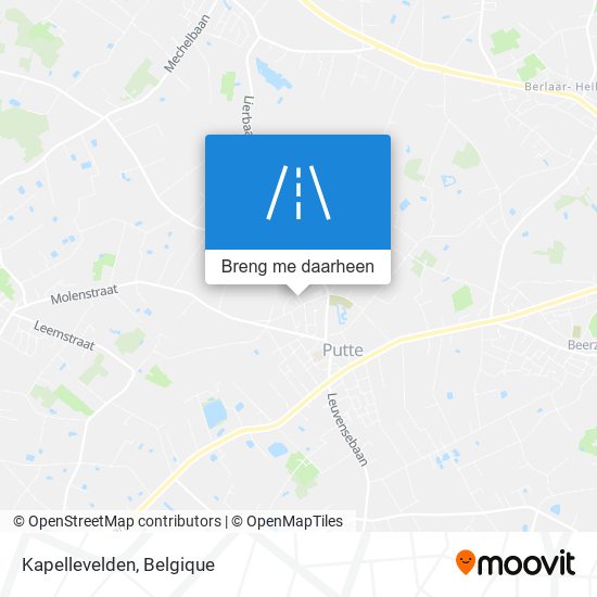 Kapellevelden kaart