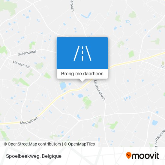 Spoelbeekweg kaart