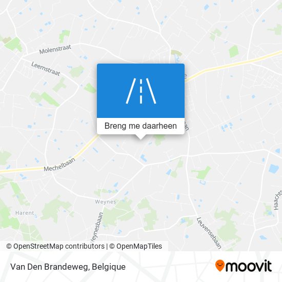 Van Den Brandeweg kaart