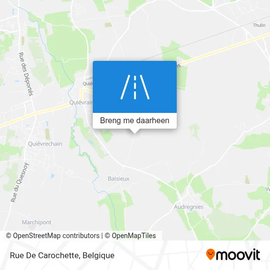 Rue De Carochette kaart