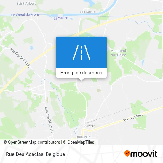 Rue Des Acacias kaart