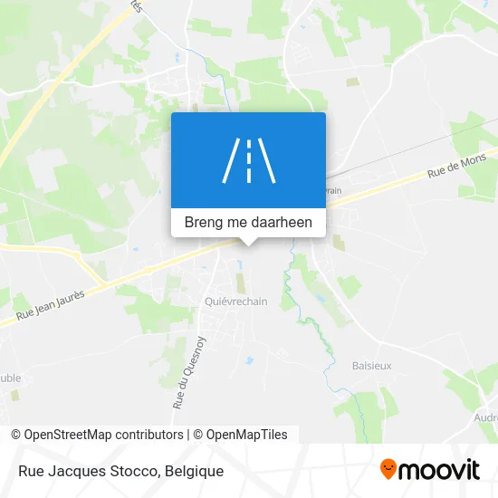 Rue Jacques Stocco kaart