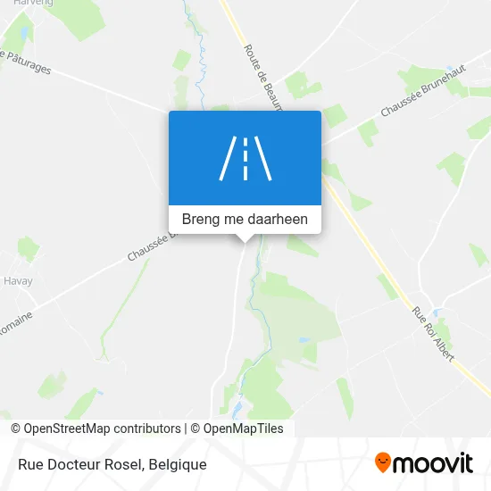 Rue Docteur Rosel kaart