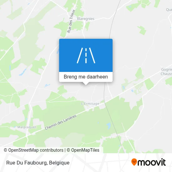 Rue Du Faubourg kaart