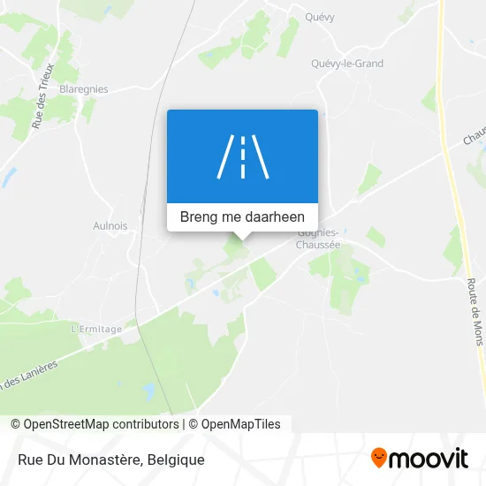 Rue Du Monastère kaart