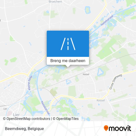 Beemdweg kaart