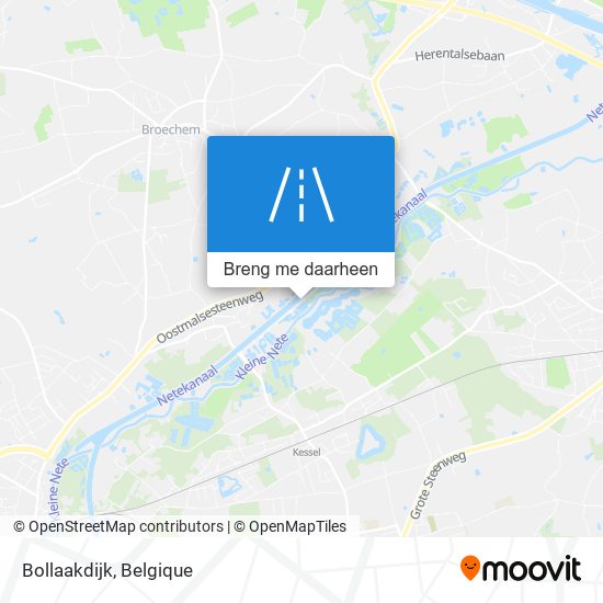 Bollaakdijk kaart