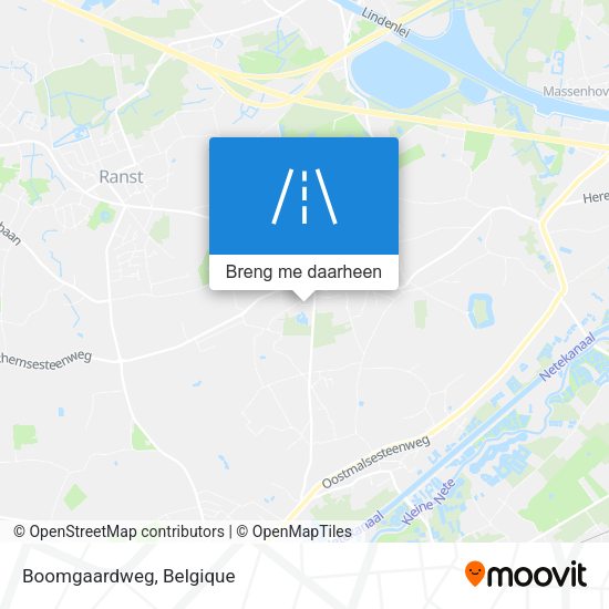 Boomgaardweg kaart