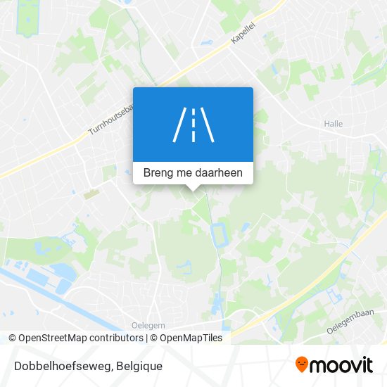 Dobbelhoefseweg kaart