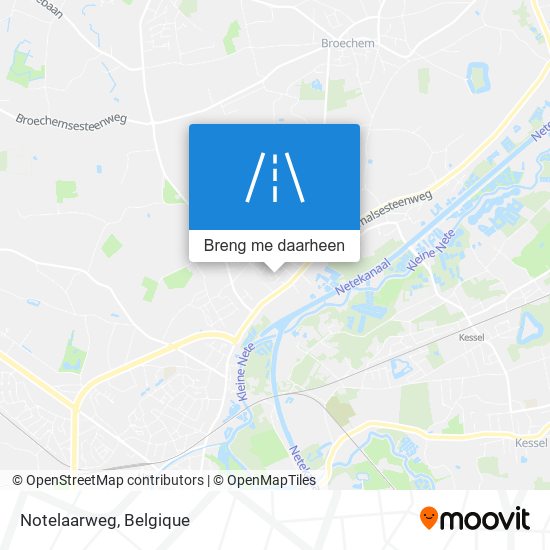 Notelaarweg kaart