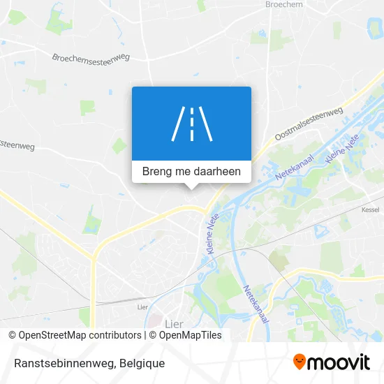 Ranstsebinnenweg kaart
