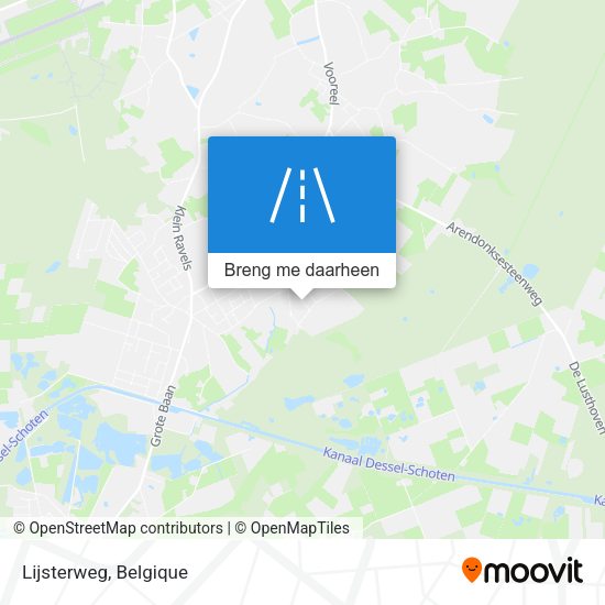 Lijsterweg kaart