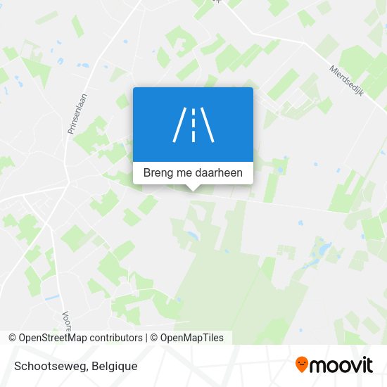 Schootseweg kaart