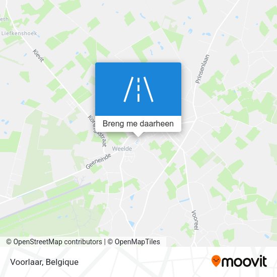 Voorlaar kaart