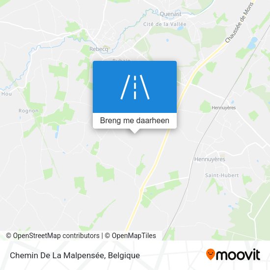 Chemin De La Malpensée kaart