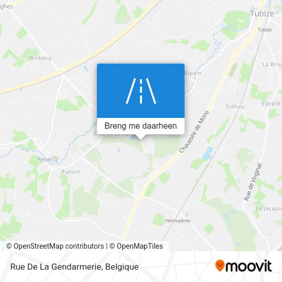 Rue De La Gendarmerie kaart