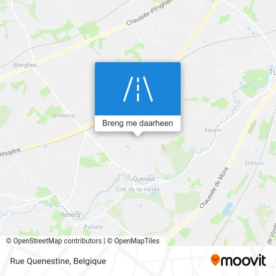 Rue Quenestine kaart