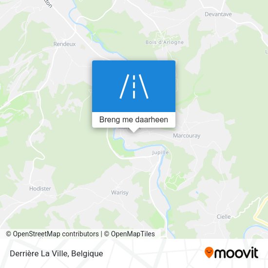 Derrière La Ville kaart