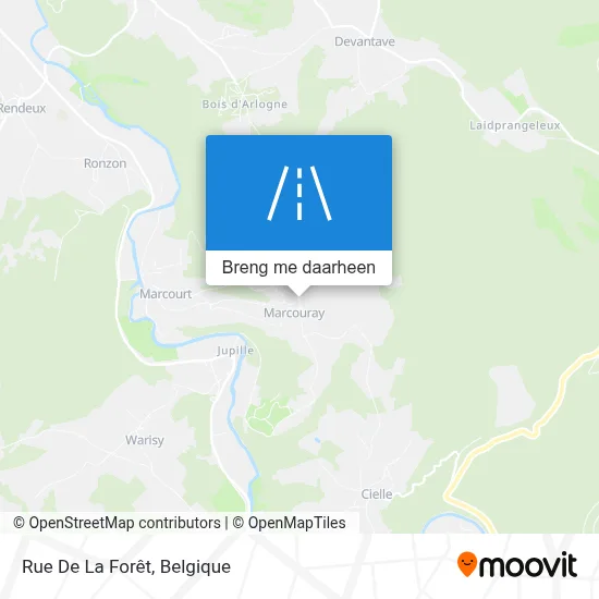 Rue De La Forêt kaart