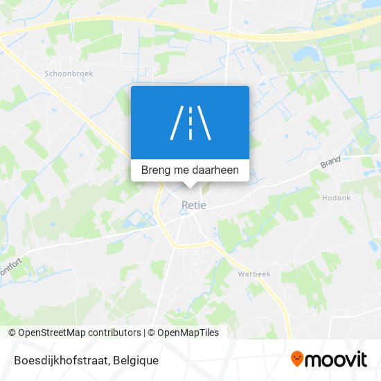 Boesdijkhofstraat kaart