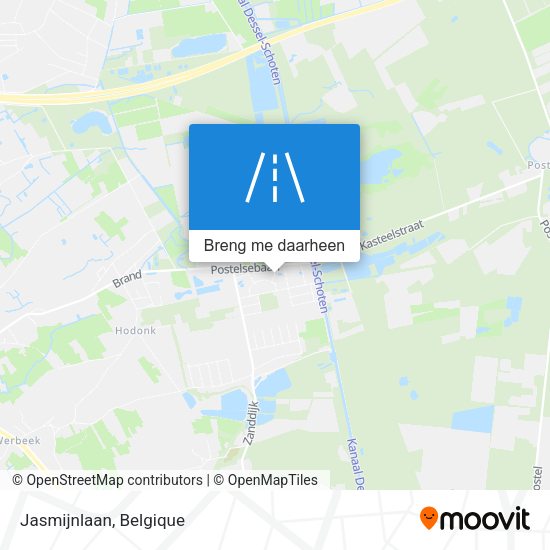 Jasmijnlaan kaart