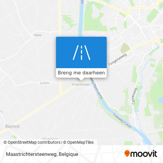 Maastrichtersteenweg kaart